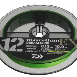 Alternative view of DAIWA UVF MORETHAN DURASENSOR x12EX+Si3 - LIME GREEN - 150 M